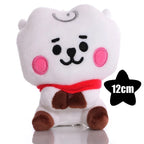 B-T-21 Plush Toy Set – Cute Cartoon Animal Keychain & Backpack Pendant, Soft Stress Relief Toy & Friend Gift