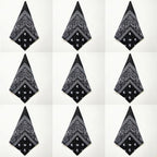 1/4/9pcs Men Women Bandana Hairband Cowboy Mens Biker Sports Headwear Wrist Hairwrap Single Sided Head Wrap Scarf Paisley