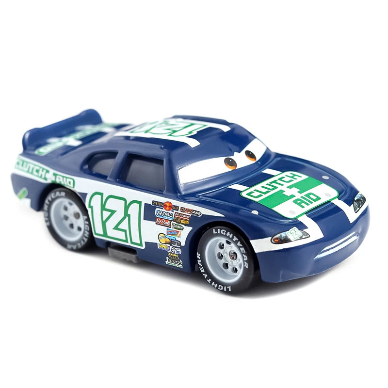 Pixar Cars Electroplated Pink 95 Lightning McQueen 1/55 Metal Die Casting Model Car Alloy Material Collectibles Racing Toys