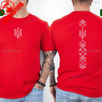 Ukraine Shirt UNISEX Ukraine Flag Shirt Symbol Tryzub Ukrainian Patriotic Shirt Summer Camisetas Nostalgia Street Fashion Tops