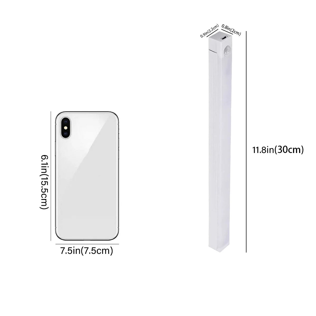 Wireless LED Night Light Rechargeable Magnetic Sensor Light Closet Kitchen Bedroom Stair Sensor Light Home Decor Wall Lamp