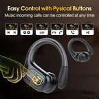 TWS Sports Earbuds Bluetooth 5.4 HIFI Bass Wireless Headphones LED Touch Hands-free Earphone Noise Cancelling Waterproof Headset