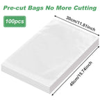 100pcs/lot Kitchen Vacuum Bags for Food Vacuum Sealer Packing Machine Food Storage Bag BPA-Free Kitchen Accessories