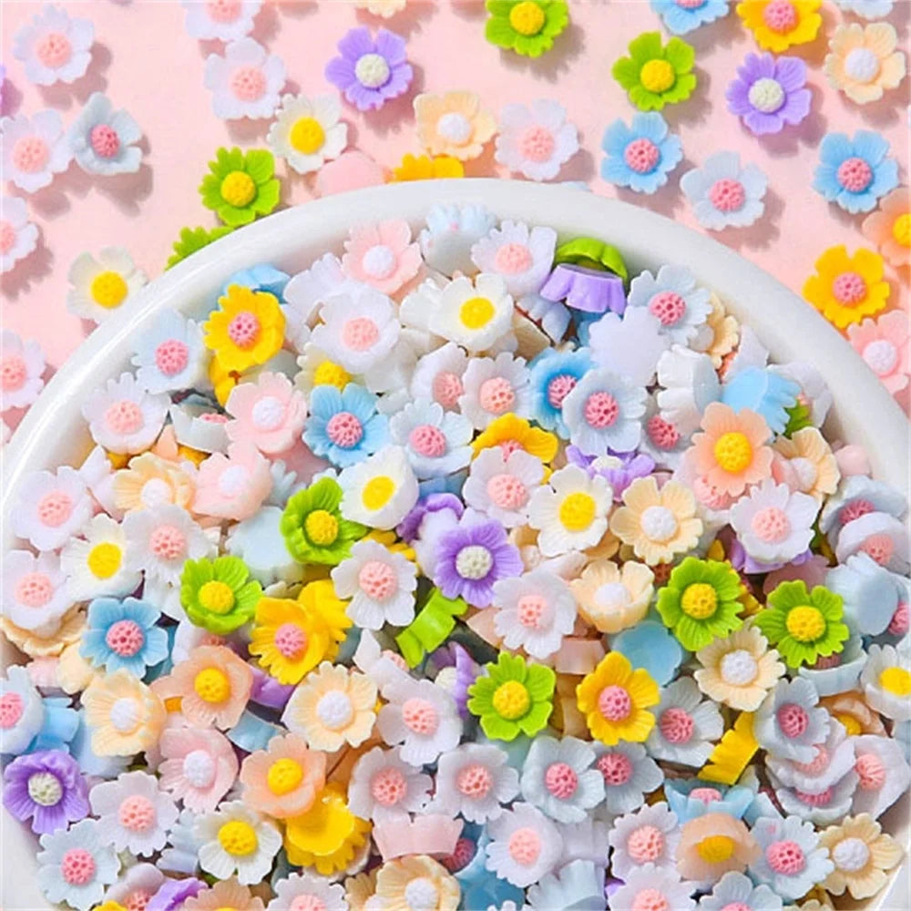 20pcs Candy Sweets Resin Flatback Slime Flat Cabochons Beads Embellishment For DIY Jewelry Findings Accessories Making Supplies