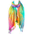 Luxury Satin Shawl Wraps Fashion Women's Silk Scarf Pashmina Soft Elegant Neckwear for All Seasons