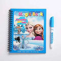 Disney Cartoon Frozen Water Painting Drawing Toys Set Graffiti Minnie Mouse Elsa Princess Watercolour Magic Book for Girls Gift