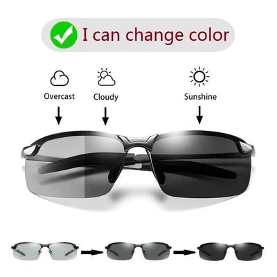 Photochromic Polarized UV400 Driving Sunglasses for Men