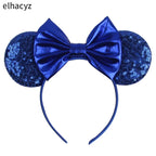 2026 Chic Embroidery Sequin Ears Headband Classical DOT Bow Hairband For Girls Women Party Head Wear Kids DIY Hair Accessories