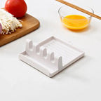 Multi-Function Kitchen Spatula Rack – Spoon Rest & Pot Lid Holder