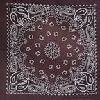 New Fashion Hip Hop 100% Cotton Bandana Square Scarf Gradient Color Paisley Headband Printed For Women/Men/Boys/Girls