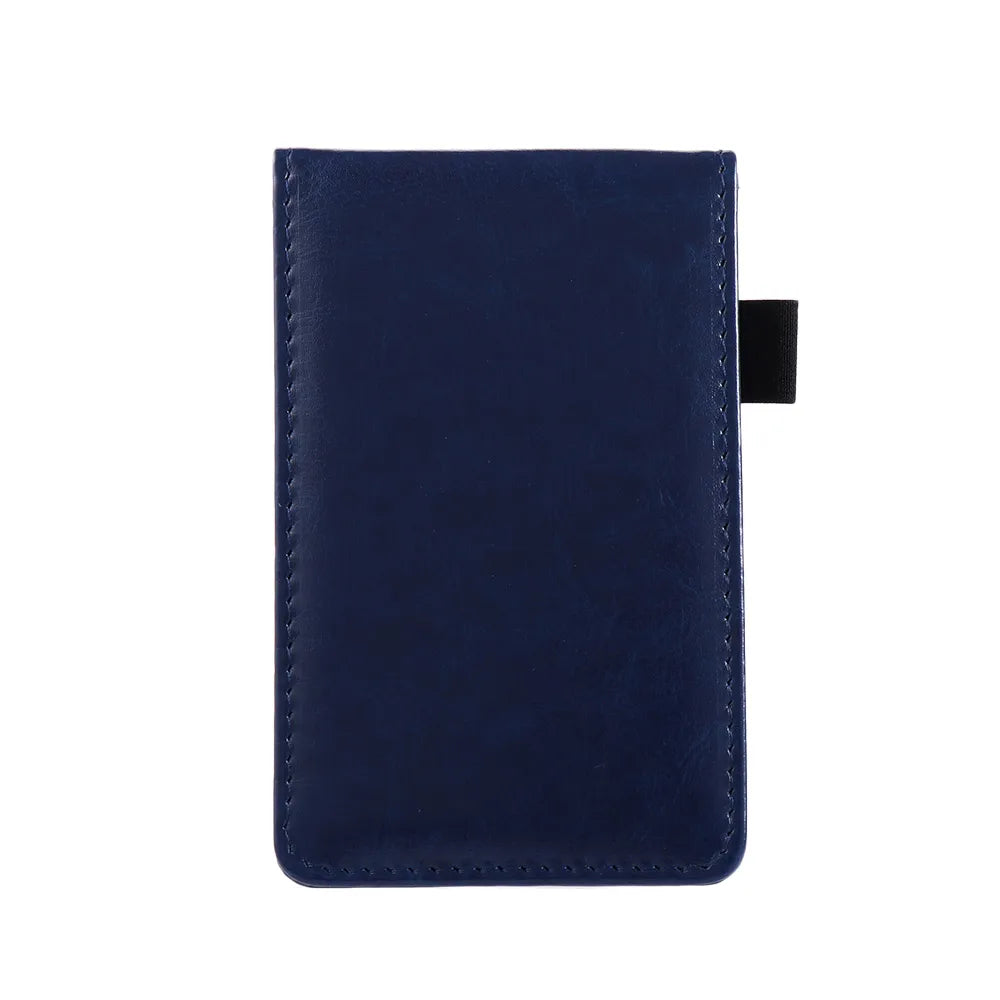Leather Cover Pocket Planner A7 Notebook Small Notepad Note Book Business Diary Memos Office School Stationery