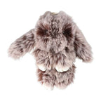 Fluffy Bunny Plush Keychain Cute Rabbit Bag Charm