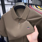 Men's Summer Luxury Brand Cotton 100% Polo Shirt Lapel Printing Short Sleeves T-Shirt Business Leisure Ventilate Men's Clothing