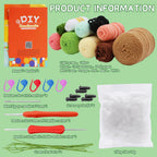 IMZAY Crochet Material Package Kit for Beginners with Step-by-Step Video Tutorial and Instructions Complete Crochet Supplies Set