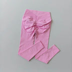 Peach Butt Lifting Leggings Seamless V-waist Belly Tightening Butt Lifting Yoga High Elastic Buttocks Gym Running Fitness Pants