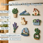 Custom PVC Fridge Magnets Wholesale Personalized Rubber Refrigerator Magnets for Company Logo Gifts Tourist Souvenirs MOQ 50PCS