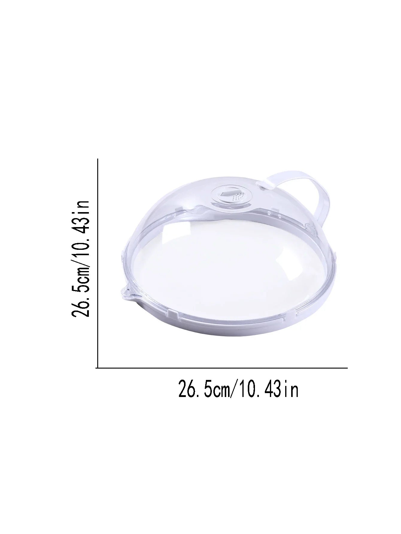 Microwave food splash proof cover, household oven heating cover, plate transparent cover, handle, cooking utensils accessories