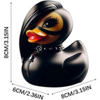 Goth Duck Decor – Whimsical Punk Gothic Collectible