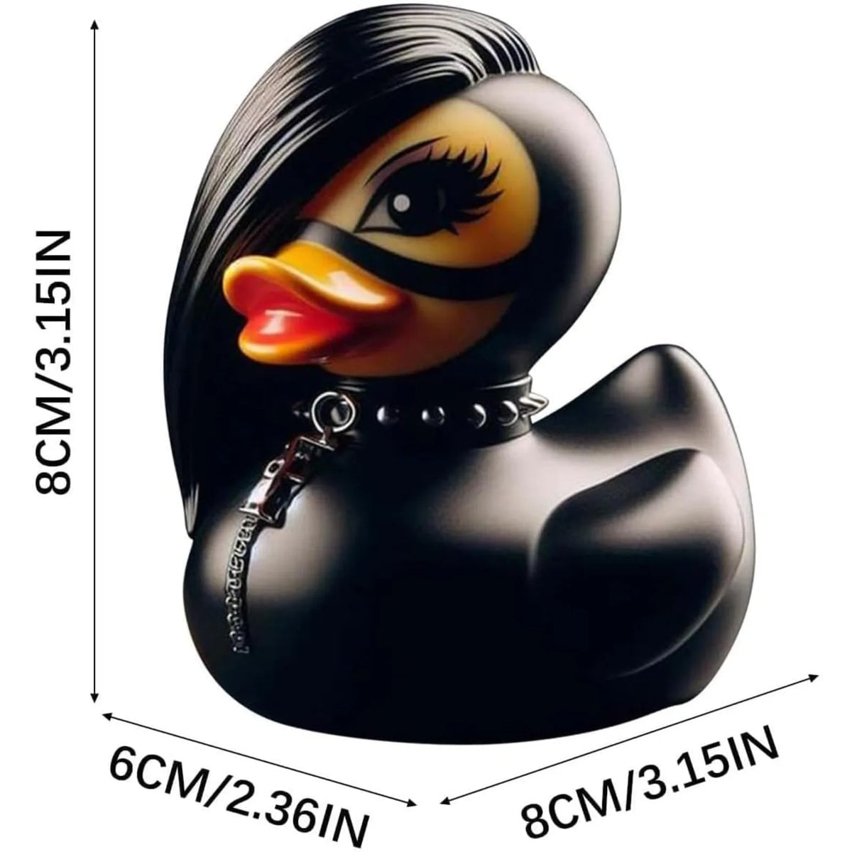Goth Duck Decor – Whimsical Punk Gothic Collectible