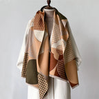 Cashmere Scarf for Women Thick Warm Winter Blanket Brand Female Luxury Quality Shawl Wrap Bufanda 2024 Poncho Echarpe Pashmina