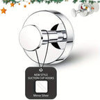 Vacuum Suction Cup Hooks Punch Free Bath Sucker Hook Wall Hook Hanger Glass Kitchen Bathroom Hooks for Towel Handbag