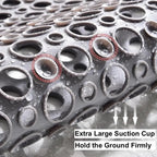 Non-Slip Bathroom Mat with Suction Cups – 43x75cm Quick Drain Shower Rug