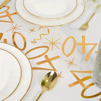 20th 30th 60th Birthday Table Runner Decor for 20 30 60 Birthday Table Party Supplies 3M Gold Table Runner Roll  Birthday Decor