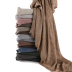 180*65cm Tie-dye Crinkle Rayon Hijabs for Women Muslim Scarf Shawls Plain Ladies Breathable Headband Femme Turban Ramanda