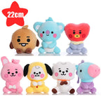 B-T-21 Plush Toy Set – Cute Cartoon Animal Keychain & Backpack Pendant, Soft Stress Relief Toy & Friend Gift