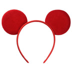New Trendy Mouse Ears Headband 3.3"Velvet For Girls Soft Bow Hairband Halloween Festival Party Trip DIY Hair Accessories Gifts