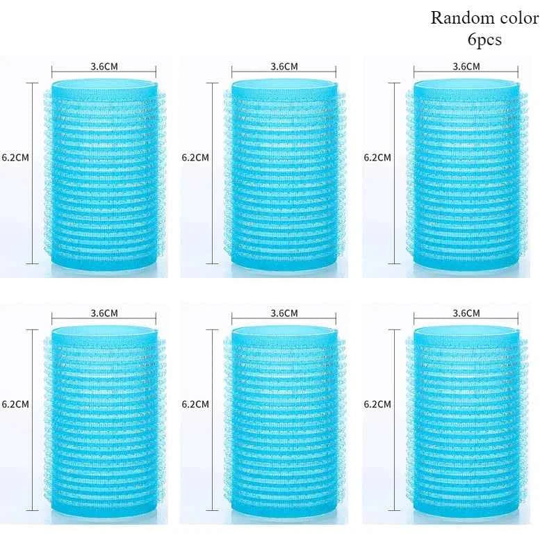 Hair Rollers Self Grip Hook Hair Curlers Heatless Roller Salon Dressing Curlers Jumbo Size Sticky Hair Styling Tools