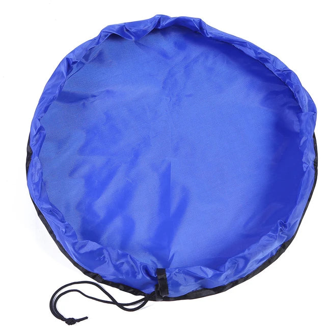 Children Toy Cushion Toy Storage Bag Large Clean Organizer Play Pad Durable Building Block Toy Storage Bag Outdoor Mat