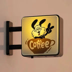 Mini Lightbox Fridge Magnet Coffee Japanese Creative Tourism Souvenir Magnetic Luminous Light Box Home Decoration Gift