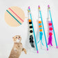 Elastic String Cat Teaser Wand with Faux Fur Bug