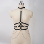 Women Sexy Body Chest Chain Jewelry  Waist Belt Belly Chains Festival Fashion Jewelry for Women Gothic Accessories