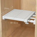 Expandable Storage Divider – Adjustable Punch-Free Wardrobe & Shelf Organizer