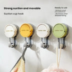 1/4/8pc Suction Hooks Strong Vacuum Power Traceless No-Drilling Adhesive Hooks for Home Bathroom Kitchen Door Back and Toilet