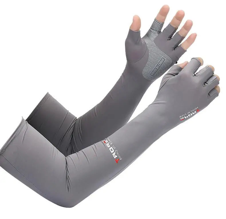 Cool Men Women Arm Sleeve Gloves Running Cycling Sleeves Fishing Bike Sport Protective Arm Warmers UV Protection Cover