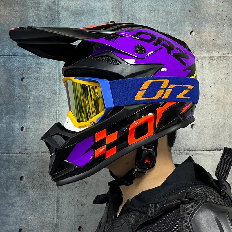 Motorcycle helmet motorcross off-road helmets ATV Dirtbike downhill racing helmet DOT capacete