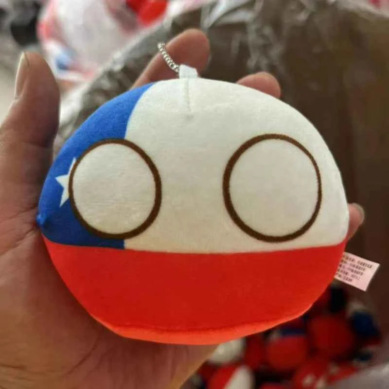 70 styles 10cm Country Ball Plush Toys Polandball Pendant Country Balls Countryball Stuffed Doll Toy Christmas Gift for Kids