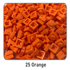 100Pcs DIY Bricks Parts 3024 1x1 Plate Educational Tech Construction Assmble Compatible Block Parts Toys for Child Kids