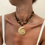 Ingemark 7 Styles Ethnic Multilayer Velvet Chain Necklace Women 2025 New Fashion Metal Conch Starfish Heart Pendant Neck Jewelry