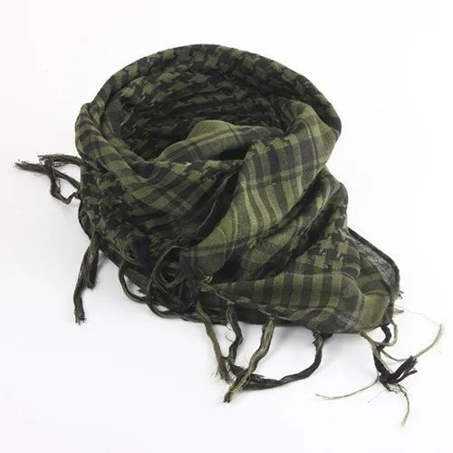 Fashion Military Fashion Lightweight Army Plaid Scarf Unisex Tactical Arab Scarf To Keep Warm