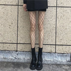 Simplejewejl Hot Women Long Sexy Hollow Out Fishnet Stockings Pantyhose Black Waist Tights Panty Lingerie High Quality