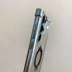 Luxury Plating Magnetic Wireless Charge Case For Samsung S26 S25 S24 Ultra S23 FE S22 Plus Note 20 Clear Lens Protection Cover