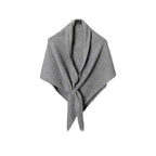 Autumn&Winter NEW Women's Neck Wrap Wool Blended Triangular Shawl Female Thickened Knitted Warm Shoulder