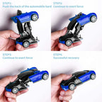 Mini 2 In 1 Car Toys One-key Transformable Car Toys Automatic Transforming Robot Model Car Diecasts Toy Boys Gifts Children Toy