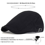 British Newsboy Flat Cap for Casual Vintage Outdoor Style