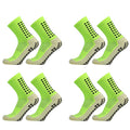 1/4 pairs Anti-slip Soccer Women Men Outdoor Sport Grip Football Yoga Socks