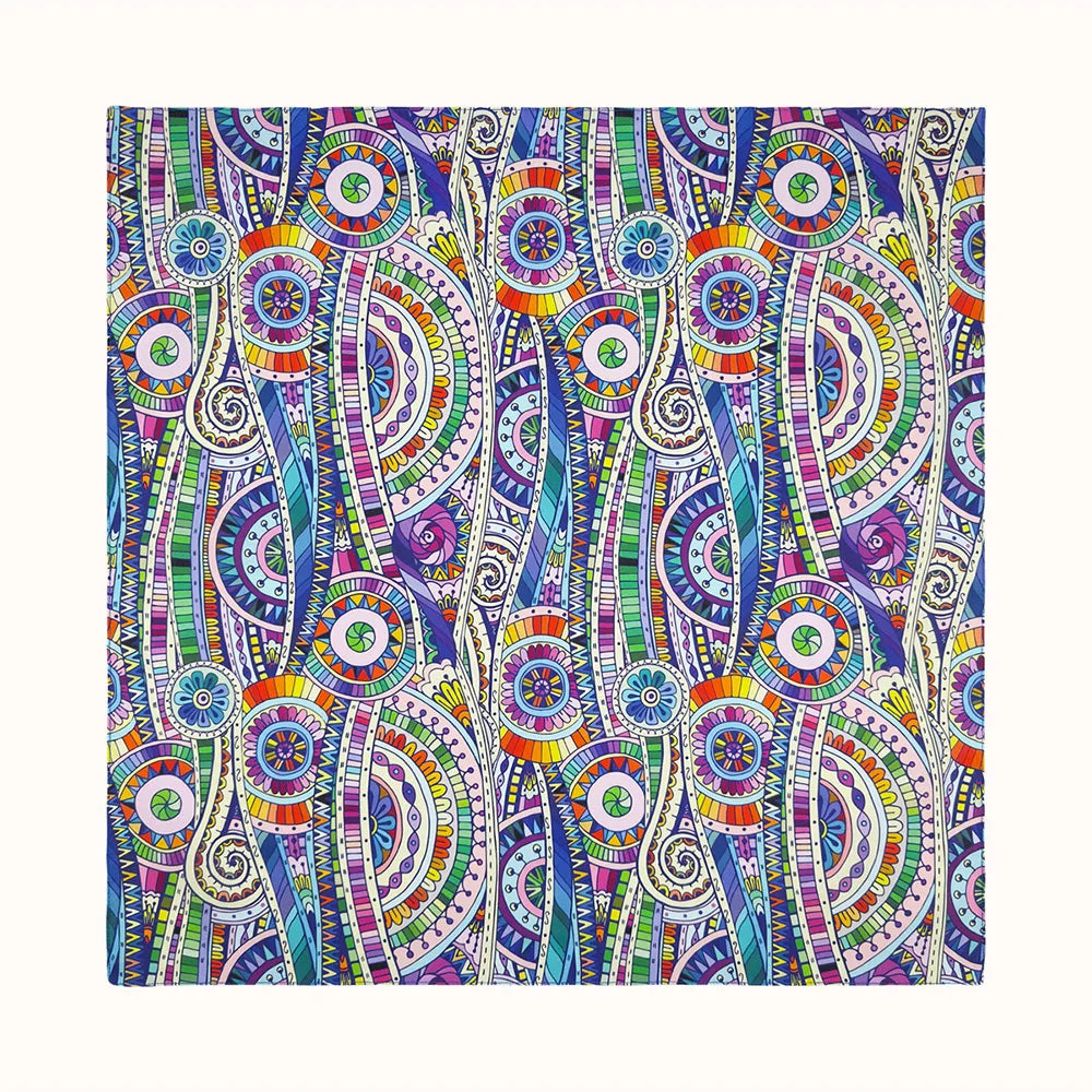 High Quality Skull Chimpanzees Print Cashew Hip Hop Cotton Square Bandana Scarf Riding Headband Paisley Gifts For Men Unisex